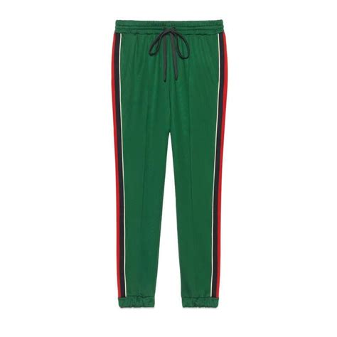 gucci jogging pants green|gucci leggings for men walmart.